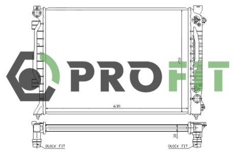 Радіатор охолоджування PROFIT 1740-0001