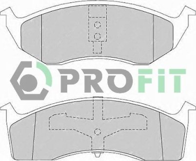 Колодки гальмівні дискові PROFIT 5000-1098