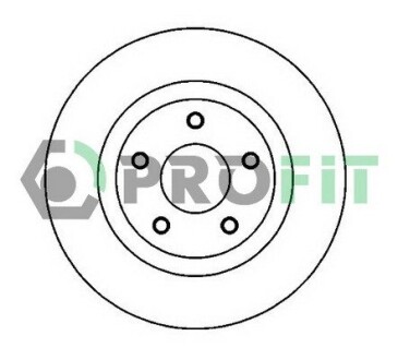 Диск гальмівний PROFIT 5010-2019
