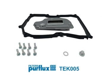 Фільтр АКПП VW Golf V/VI/ Passat 1.6-2.0 FSI/TDI 03-12 (з прокладкою) PURFLUX TEK005