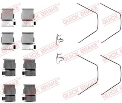 Комплектующие, колодки дискового тормоза QUICK BRAKE 109-1093 (фото 1)