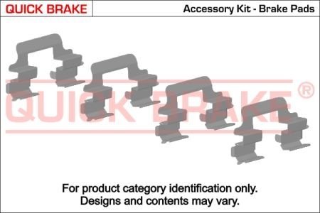 Гальмівні аксесуари QUICK BRAKE 109-1655