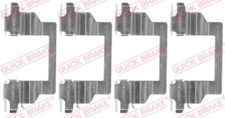 Комплектующие, колодки дискового тормоза QUICK BRAKE 1091778 (фото 1)