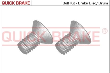 Болт гальмівного диска QUICK BRAKE 11669K (фото 1)