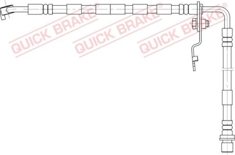 Тормозной шланг QUICK BRAKE 50892