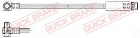 Тормозной шланг QUICK BRAKE 58.300X (фото 1)