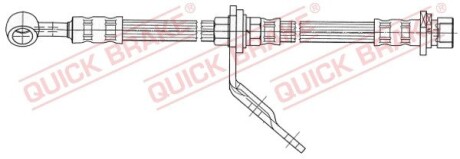 Тормозной шланг QUICK BRAKE 59.923