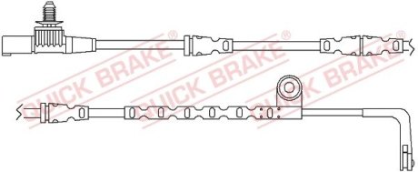Сигнализатор, износ тормозных колодок QUICK BRAKE WS0265A