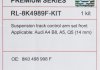 К-кт важелів підвески перед. Audi A4 B8/A5/A6 C7/Q5 (з тонким пальцем, конус 14мм) RAISO RL8K4989FKIT (фото 2)