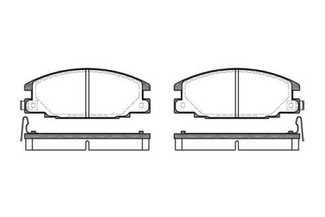 Колодки гальмівні дискові REMSA 0238.04