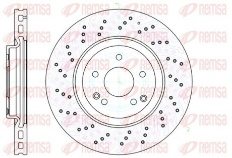 Диск гальмівний REMSA 61138.10