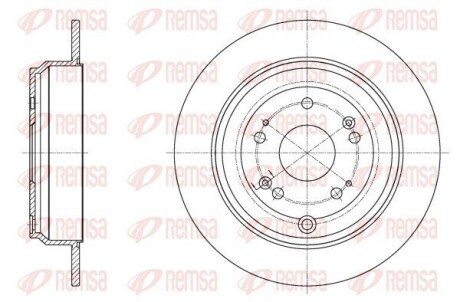 Диск гальмівний REMSA 62515.00 (фото 1)