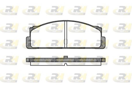 Гальмівні колодки дискові ROADHOUSE 2022.10