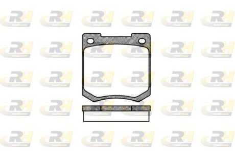 Гальмівні колодки дискові ROADHOUSE 2040.00