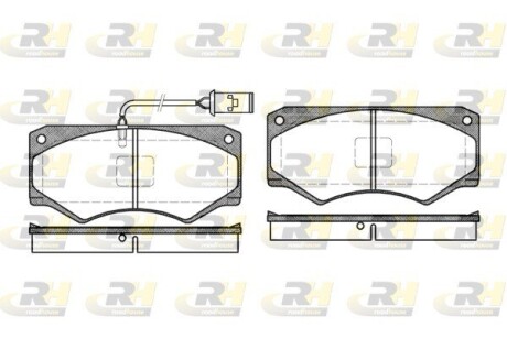 Гальмівні колодки дискові ROADHOUSE 2047.52
