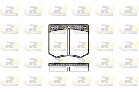 Гальмівні колодки дискові ROADHOUSE 2063.00