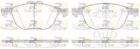 Гальмівні колодки дискові ROADHOUSE 21082.50