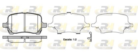 Гальмівні колодки дискові ROADHOUSE 21089.12