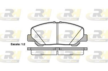 Гальмівні колодки дискові ROADHOUSE 21287.00