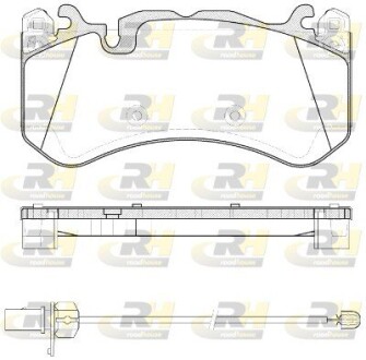 Колодки гальмівні дискові, комплект ROADHOUSE 2130030
