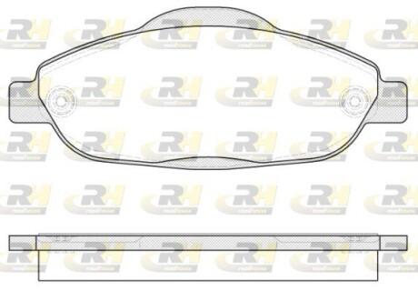 Гальмівні колодки дискові ROADHOUSE 21323.00