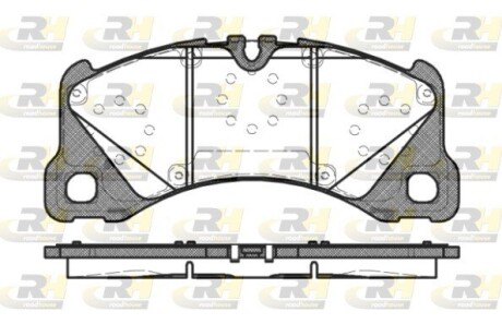 Гальмівні колодки дискові ROADHOUSE 21345.40