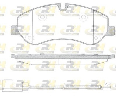 Гальмівні колодки дискові ROADHOUSE 21520.02