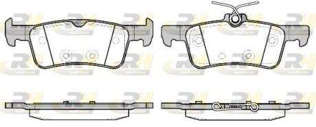 Гальмівні колодки дискові ROADHOUSE 21563.20 (фото 1)