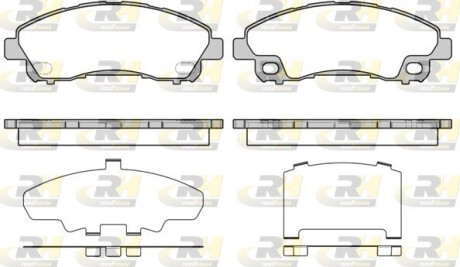 Гальмівні колодки дискові ROADHOUSE 21645.00