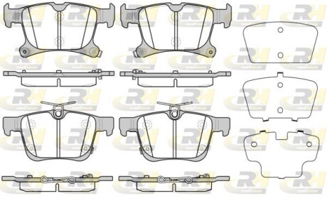 Гальмівні колодки дискові ROADHOUSE 21701.02