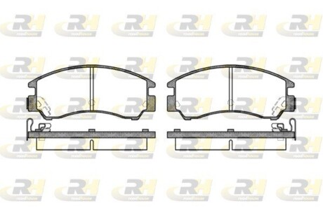 Гальмівні колодки дискові ROADHOUSE 2191.04