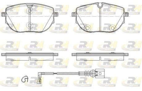 Гальмівні колодки дискові ROADHOUSE 21920.01
