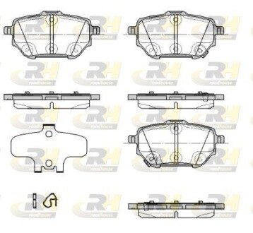 Гальмівні колодки дискові ROADHOUSE 21937.02 (фото 1)