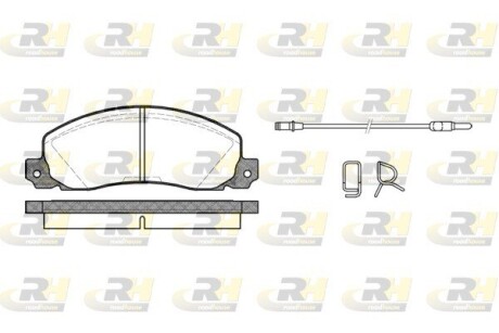 Гальмівні колодки дискові ROADHOUSE 2202.02