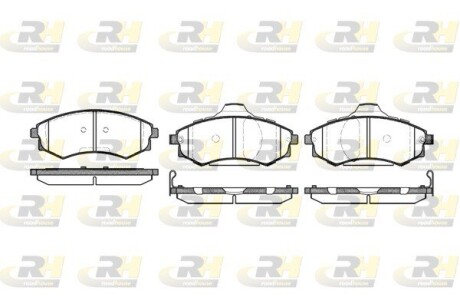 Гальмівні колодки дискові ROADHOUSE 2318.05