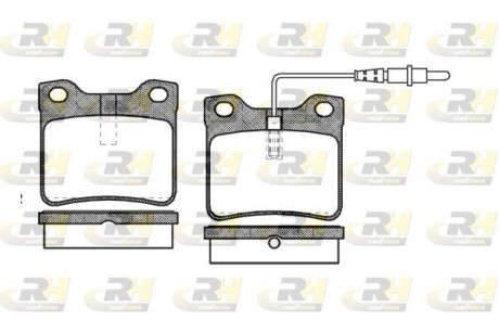 Гальмівні колодки дискові ROADHOUSE 2321.22