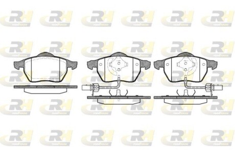 Гальмівні колодки дискові ROADHOUSE 2390.52