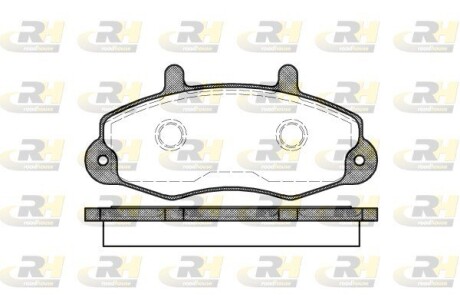 Гальмівні колодки дискові ROADHOUSE 2391.00