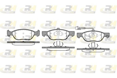 Гальмівні колодки дискові ROADHOUSE 2587.11