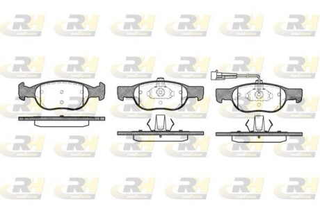 Гальмівні колодки дискові ROADHOUSE 2588.11