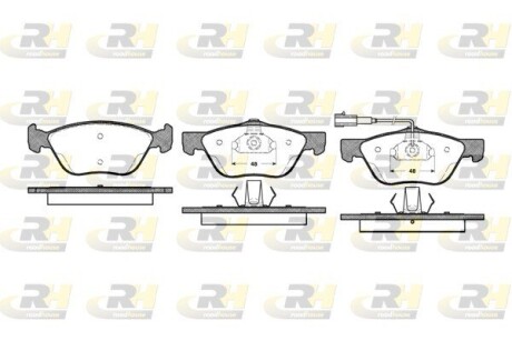 Гальмівні колодки дискові ROADHOUSE 2589.21