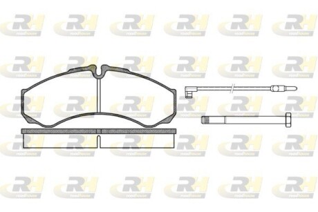 Гальмівні колодки дискові ROADHOUSE 2651.02