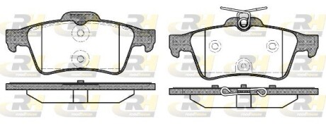 Гальмівні колодки дискові ROADHOUSE 2842.40