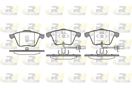 Гальмівні колодки дискові ROADHOUSE 2964.02 (фото 1)