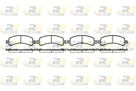 Гальмівні колодки дискові ROADHOUSE 2989.10