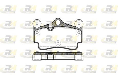 Гальмівні колодки дискові ROADHOUSE 2996.00