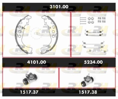Гальмівний комплект ROADHOUSE 3101.00