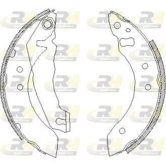 Гальмівні колодки барабанні ROADHOUSE 4051.00