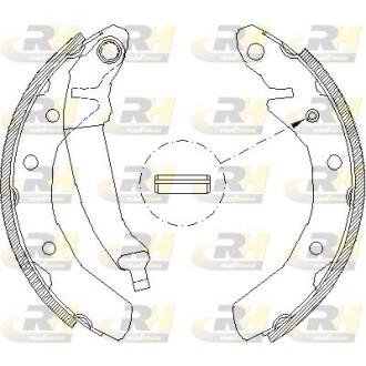 Гальмівні колодки барабанні ROADHOUSE 4086.00