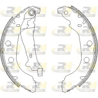 Гальмівні колодки барабанні ROADHOUSE 4092.00